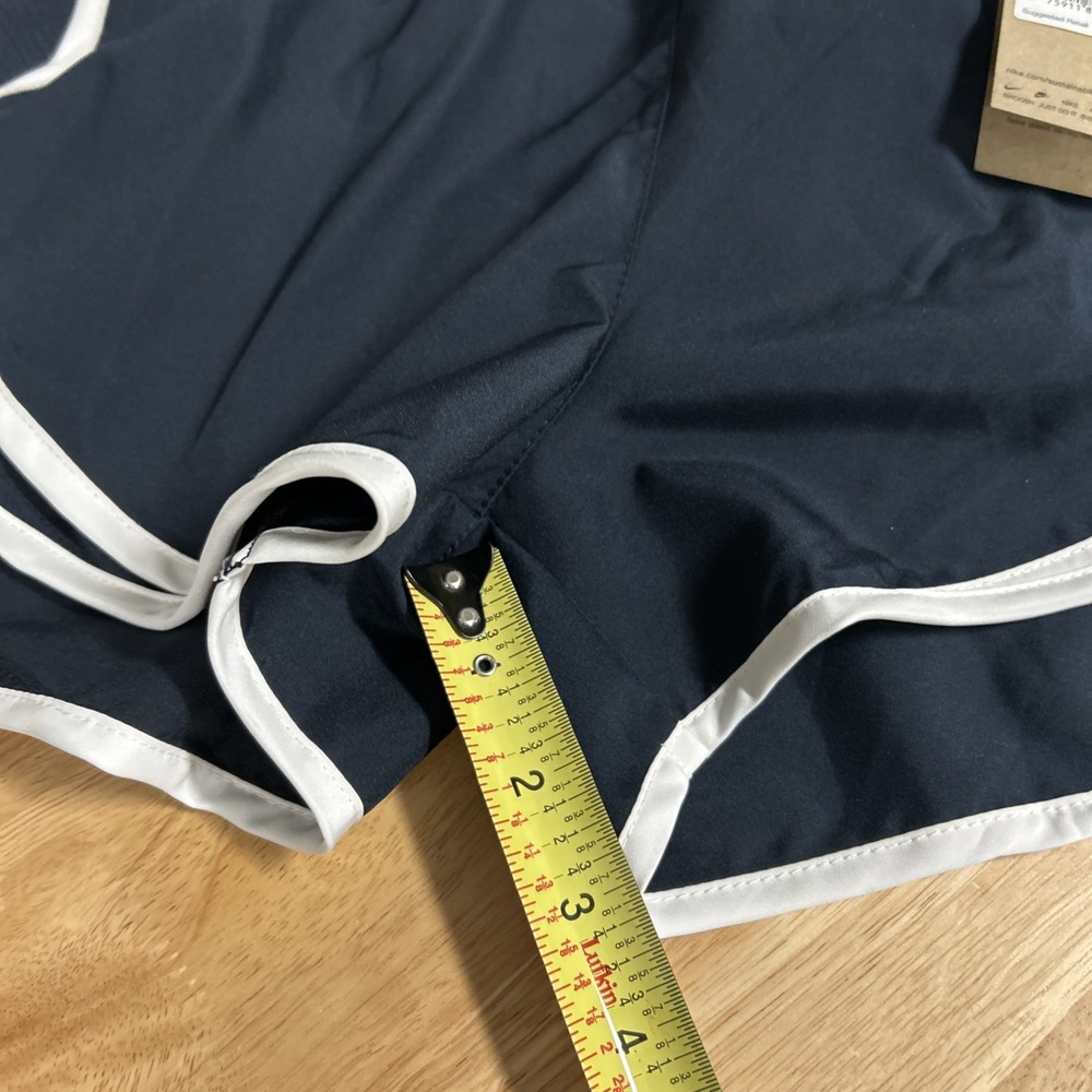 Nike XS Women's 3.0" DRY TEMPO DRI-FIT Yoga Gym Shorts Obsidian 831558-475 NWT